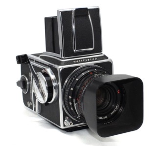 a medium format film camera